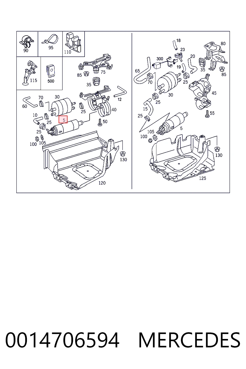 Купити MAM00124 Magneti Marelli Паливний насос магістральний