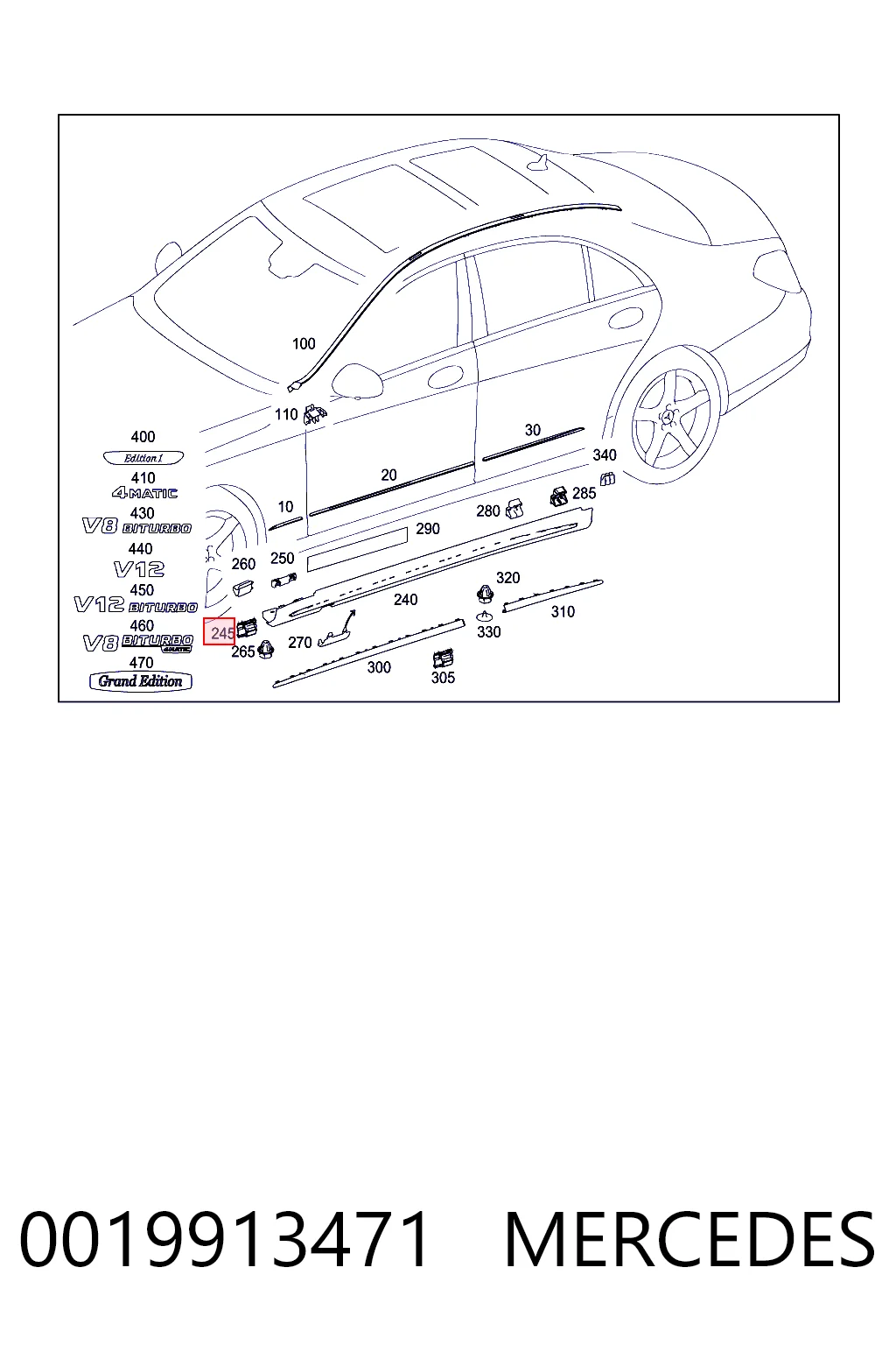 Пістон (кліп) кріплення накладок порогів AND 30863230 ціна, від 0.75 USD