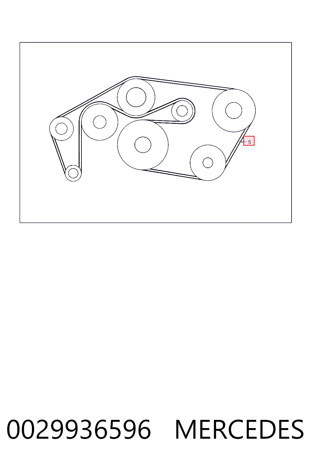 Ремінь кондиціонера Ford JK61004B