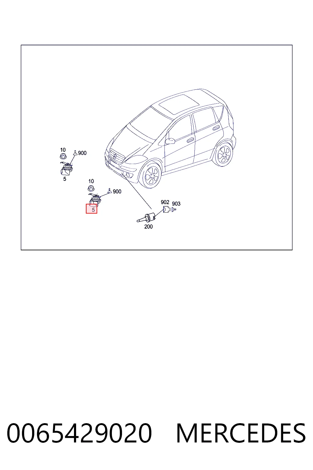 Сигнал звуковий (клаксон) 9800563180 Peugeot/Citroen