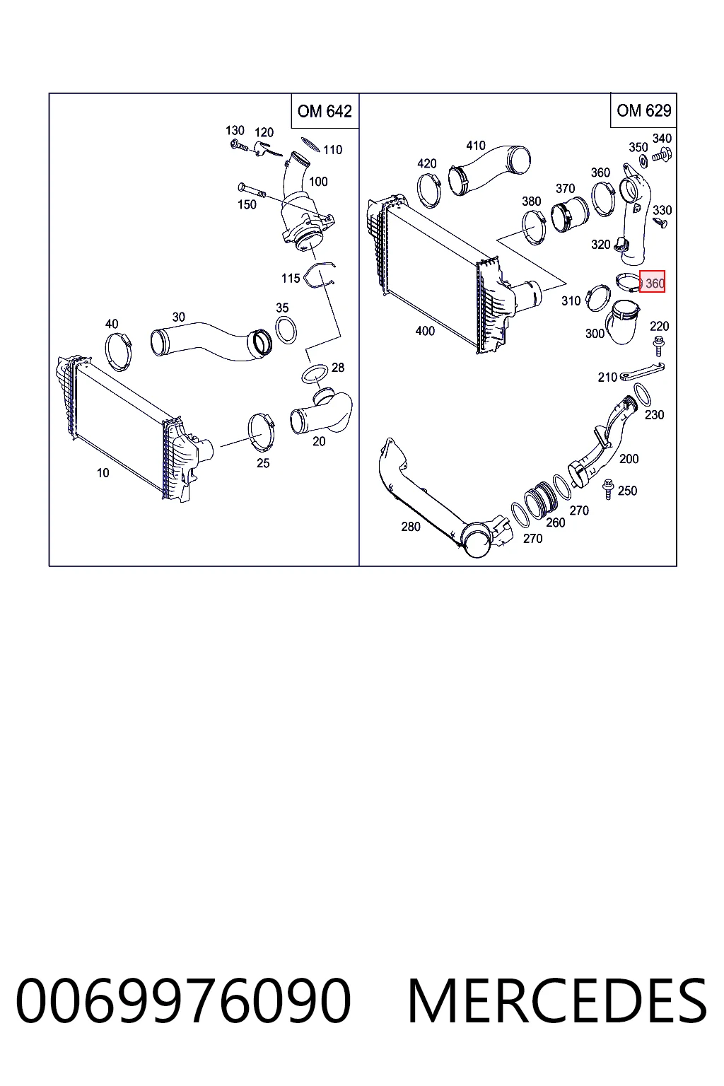 Хомут пружинний Mercedes A916026050000 ціна, від 4.42 USD