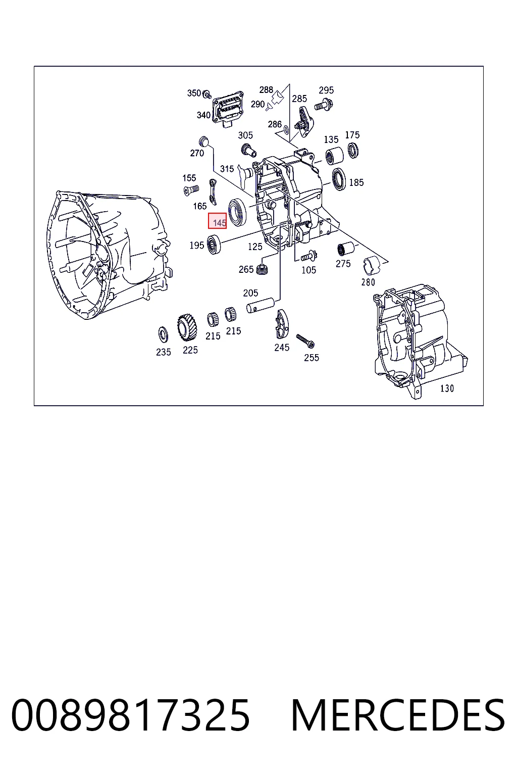 K68080335AA Fiat/Alfa/Lancia Підшипник проміжного вала КПП
