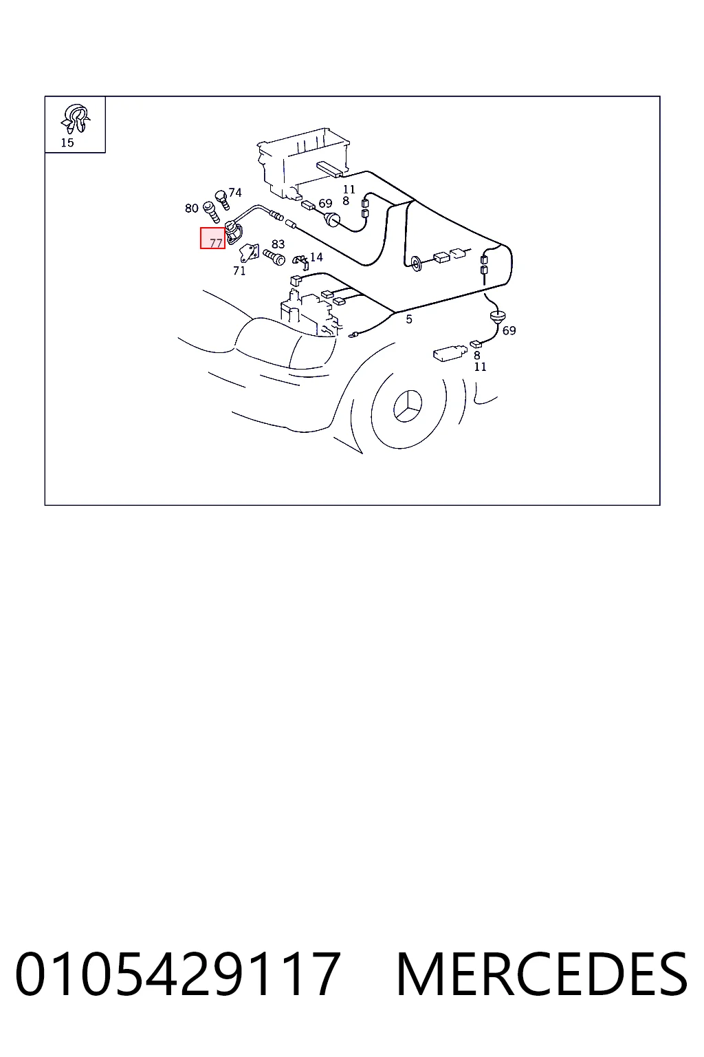0105429117 Mercedes