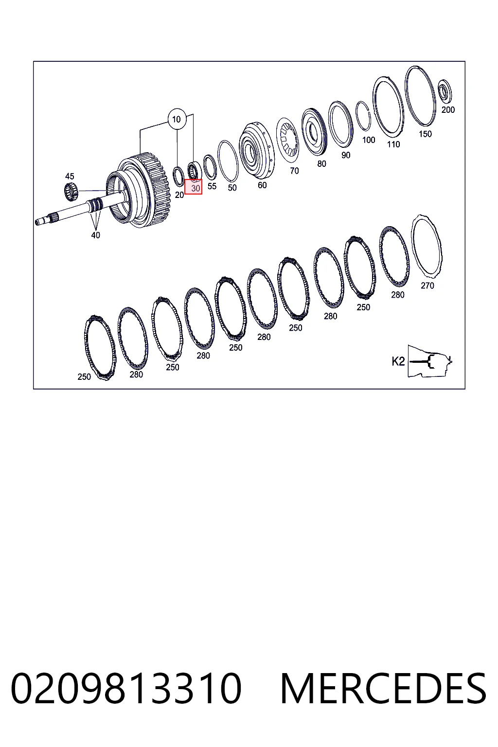 Підшипник КПП Renault (RVI) 5001853329 ціна, від 6.80 USD