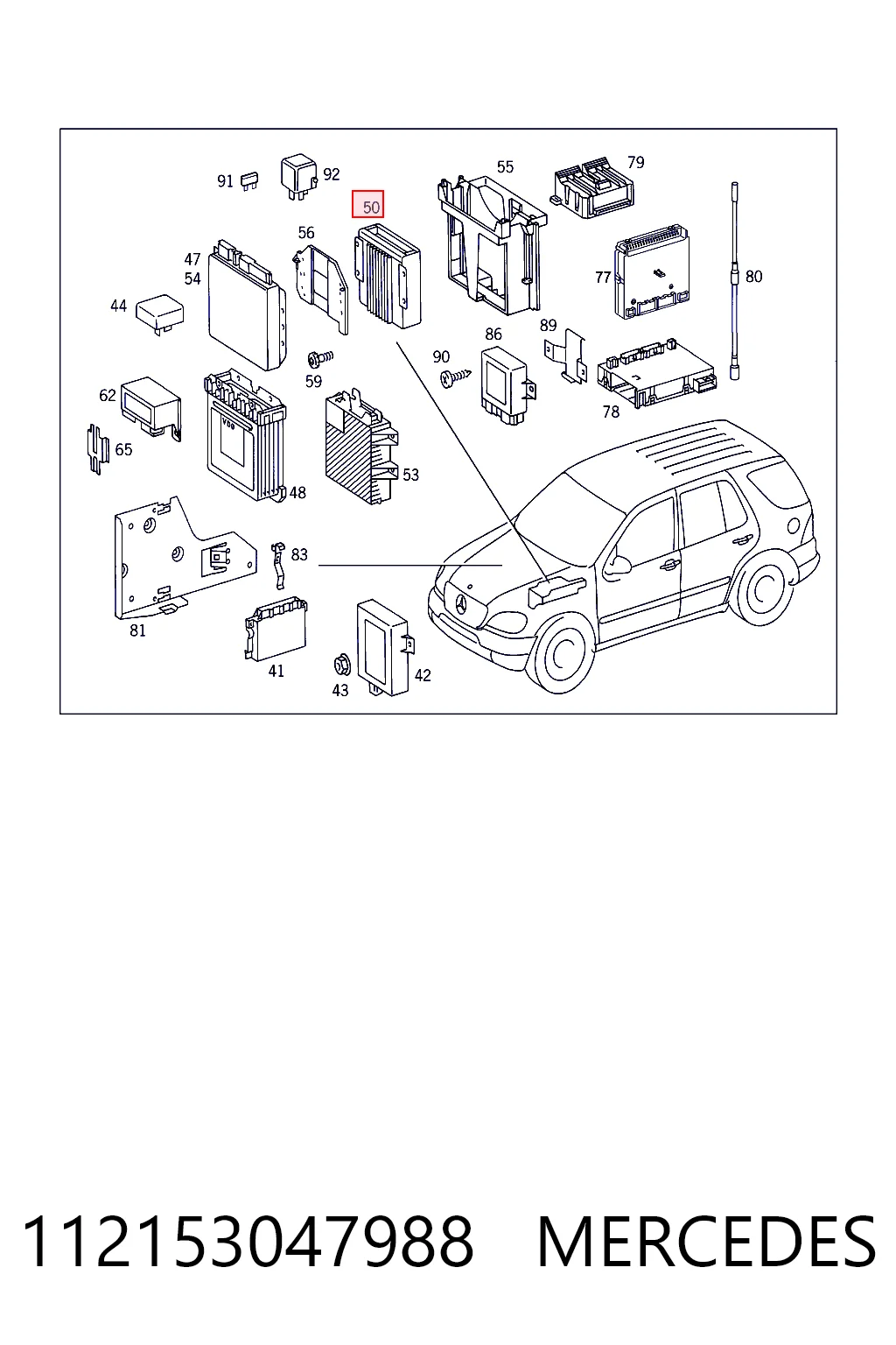Купити Електронний блок керування двигуном Mercedes S  W140