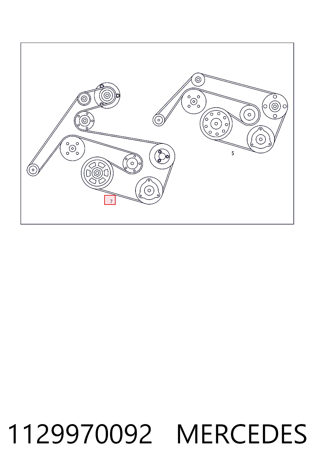 K05143206AA Fiat/Alfa/Lancia Поліклиновий ремінь