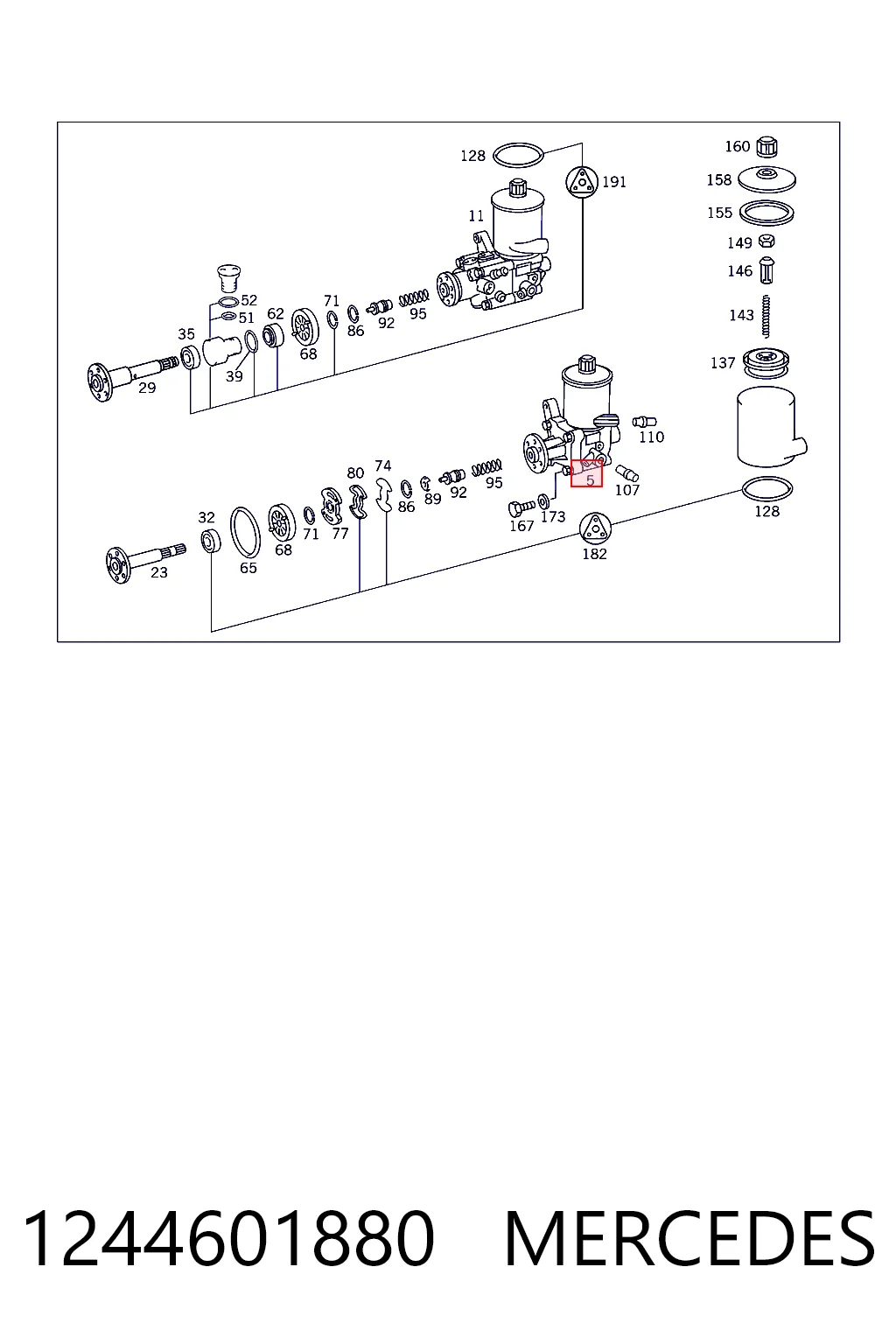 Купити 7682900112 ZF Parts Насос гідравліки