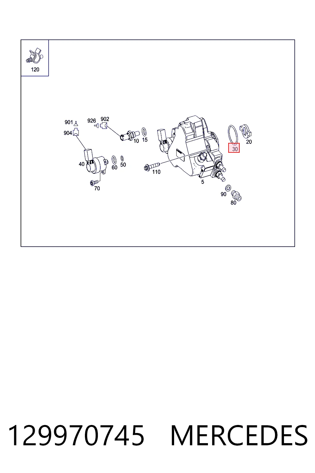 Прокладка паливного насосу ПНВТ Nissan/Infiniti 16701MA70A