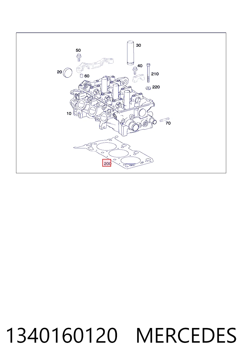 Прокладка ГБЦ Mitsubishi Colt VI хетчбек (Z3A) (2004 - 2008) ціна, від 25.94 USD