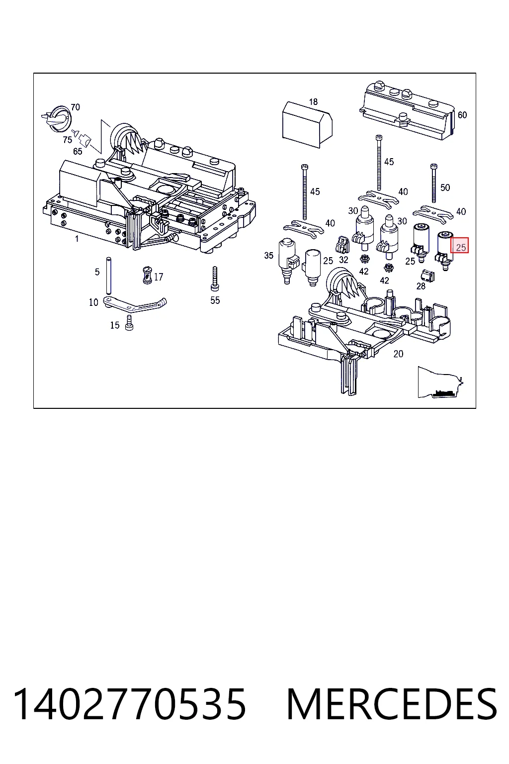 Соленоїд АКПП K05189057AA Fiat/Alfa/Lancia