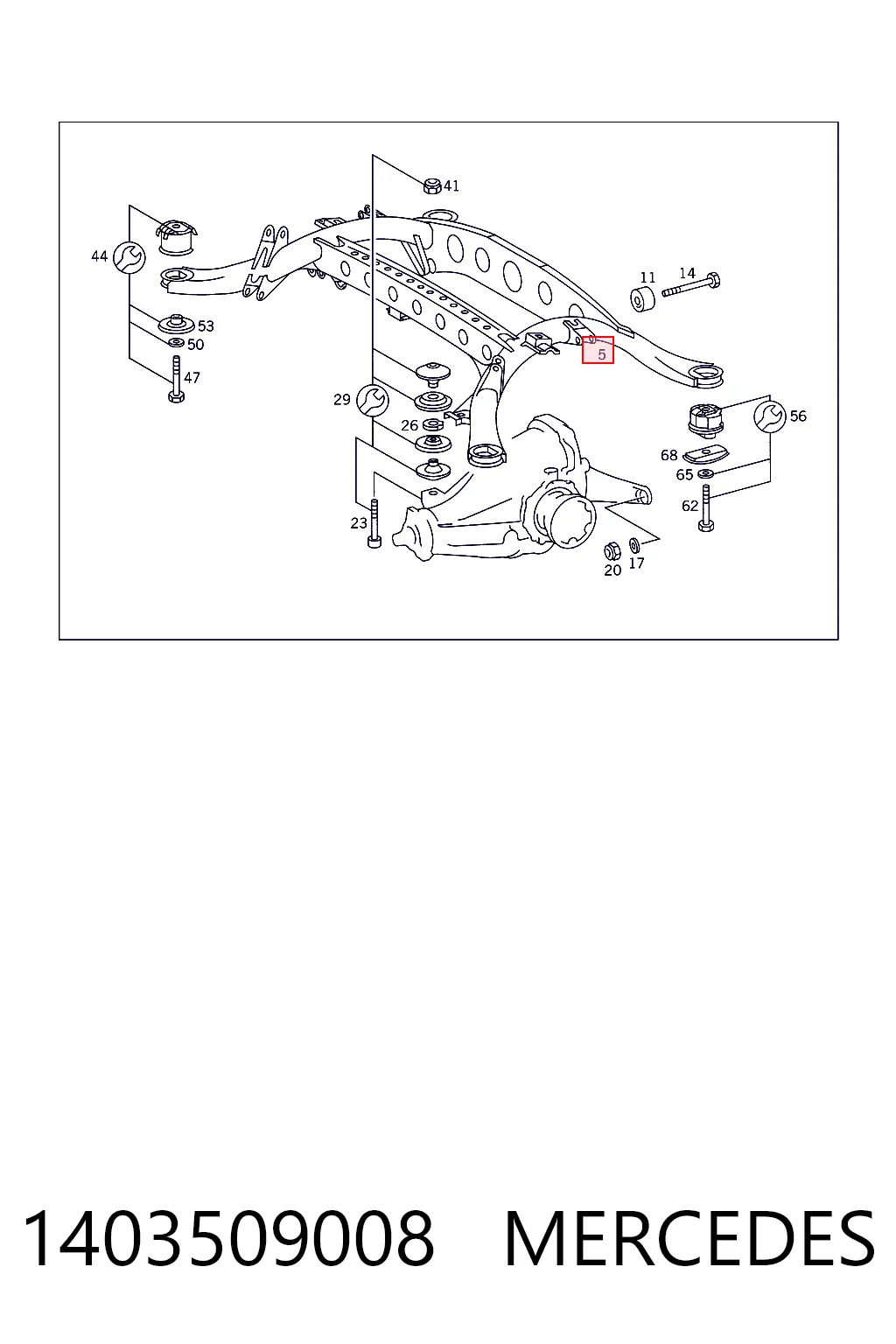 Підвіска задня на Mercedes S  W140
