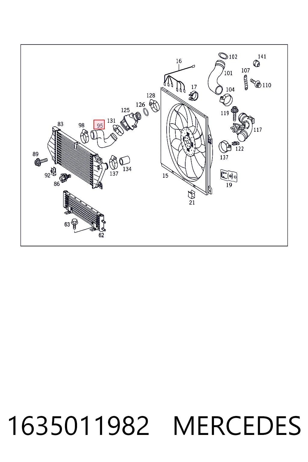 Шланг/патрубок интеркуллера Depo/Loro/Abakus 054028099 ціна, від 25.33 USD