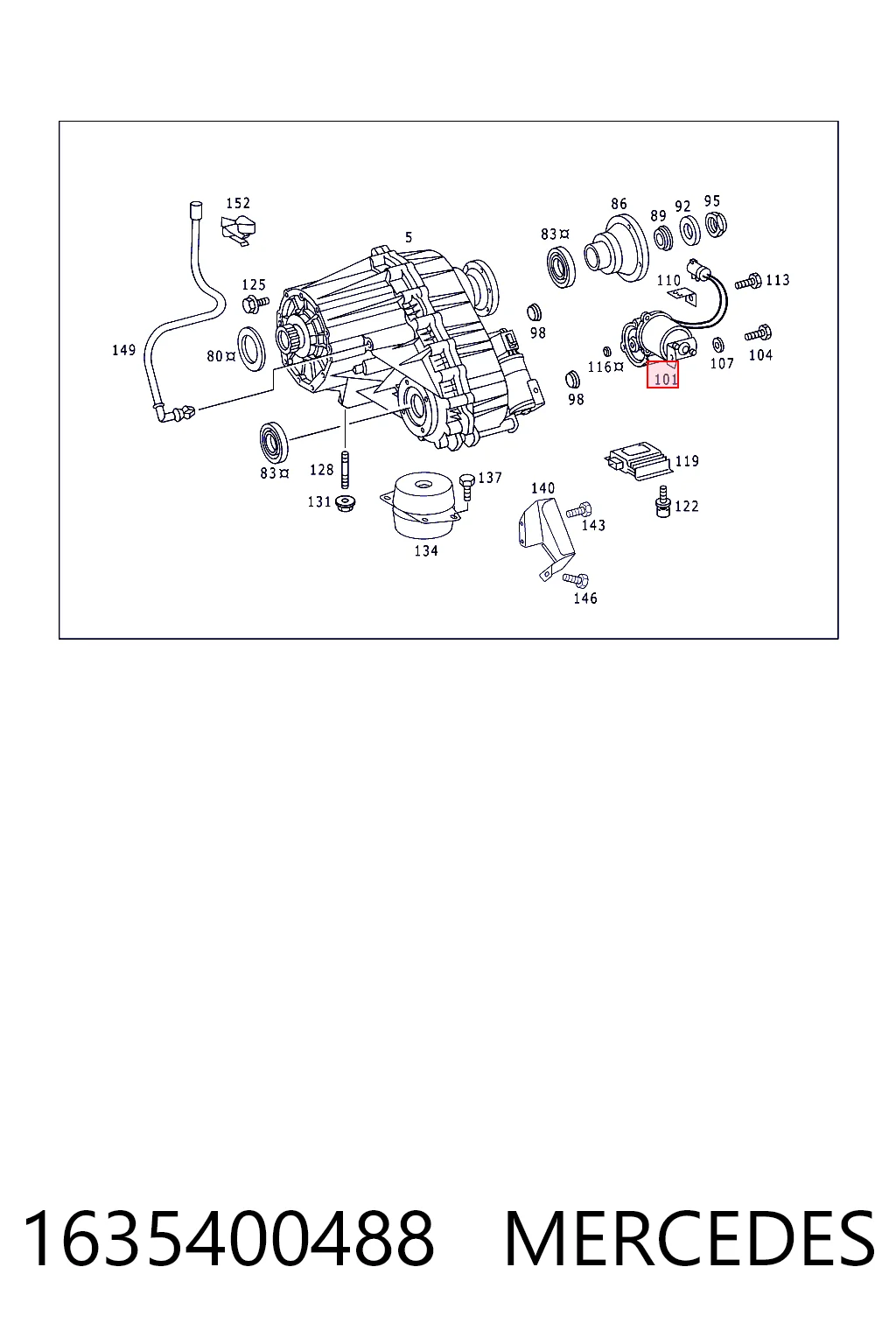 Мотор управління роздавальною коробкою EBY410231A3292 Glossyautoparts