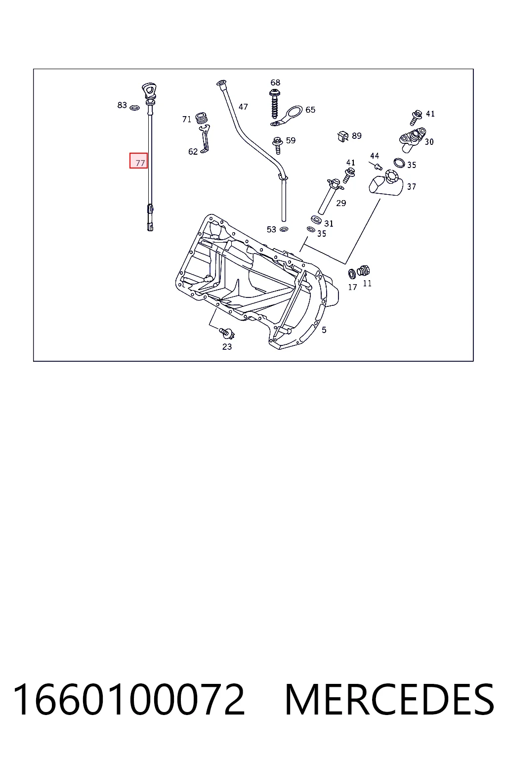 Покажчик рівня масла на Mercedes Vaneo  414