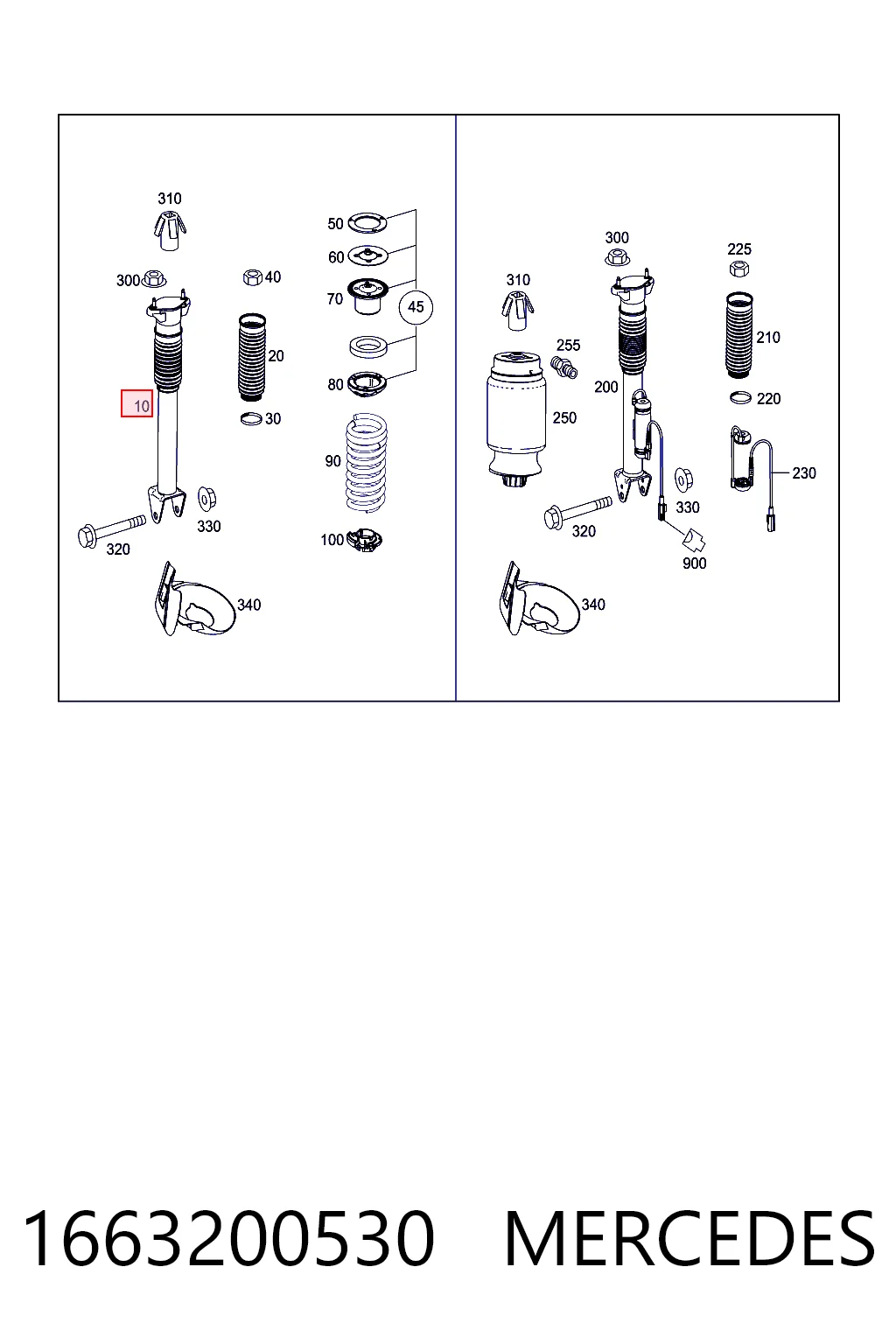 Амортизатор задній Bilstein 24273671 ціна, від 121.20 USD