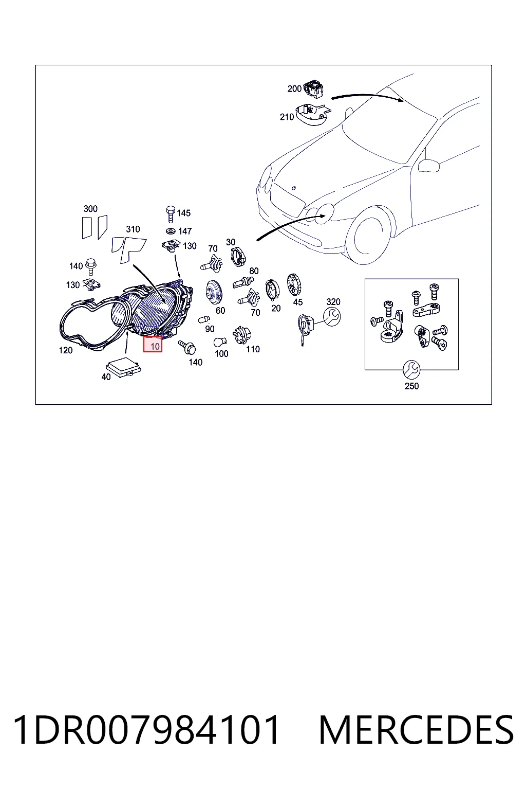 Фара правая Polcar 5003104E ціна, від 166.88 USD