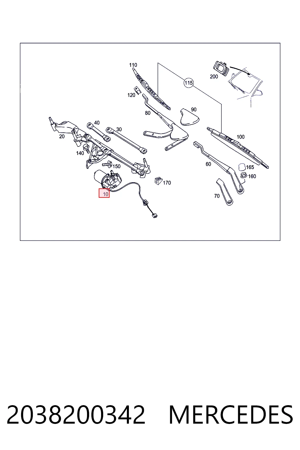 Мотор стеклоочищувача Polcar 5003SWP1 ціна, від 24.96 USD