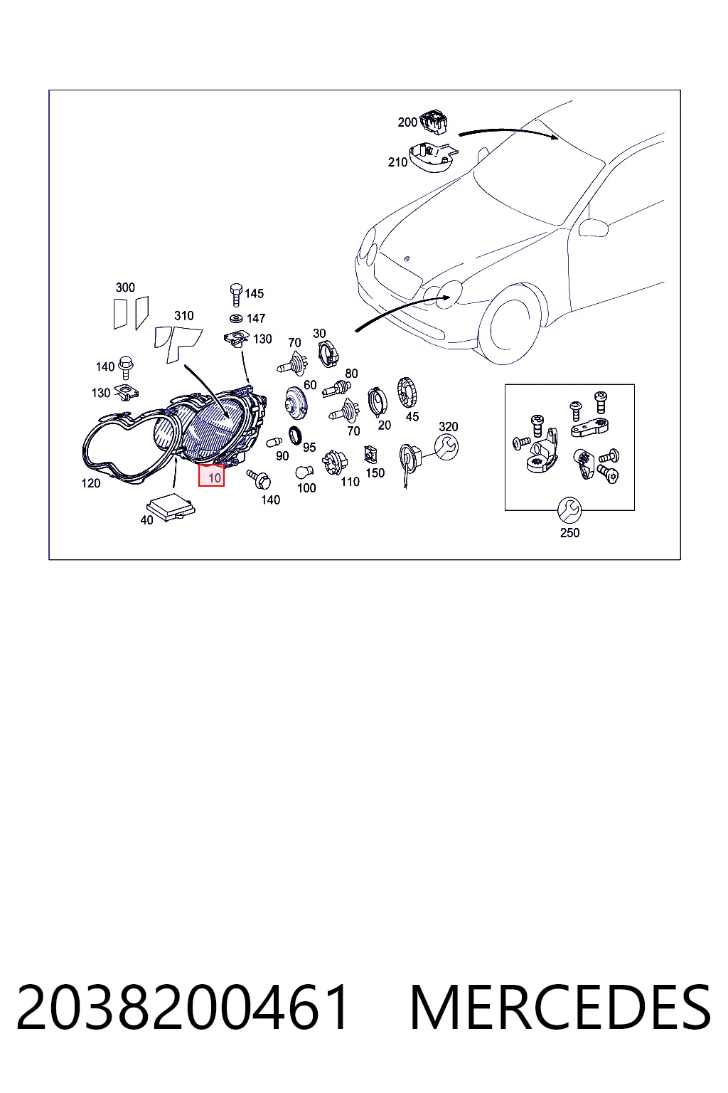 Фара правая Polcar 5003104E ціна, від 150.00 USD