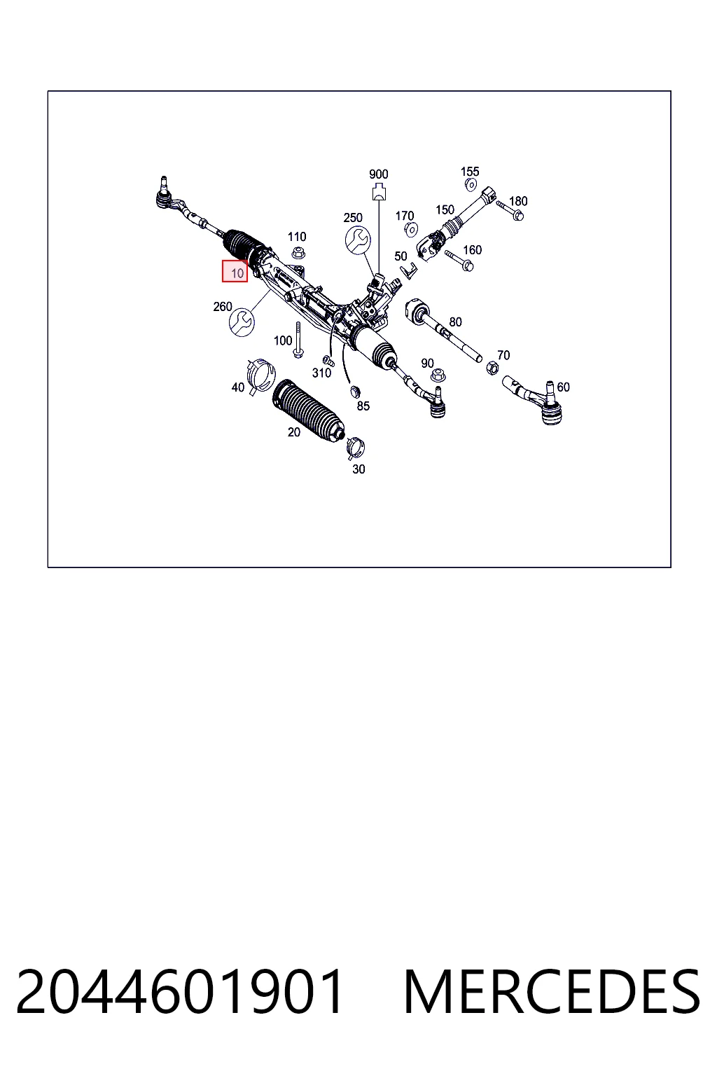 Рульова рейка 7806974532 Bosch