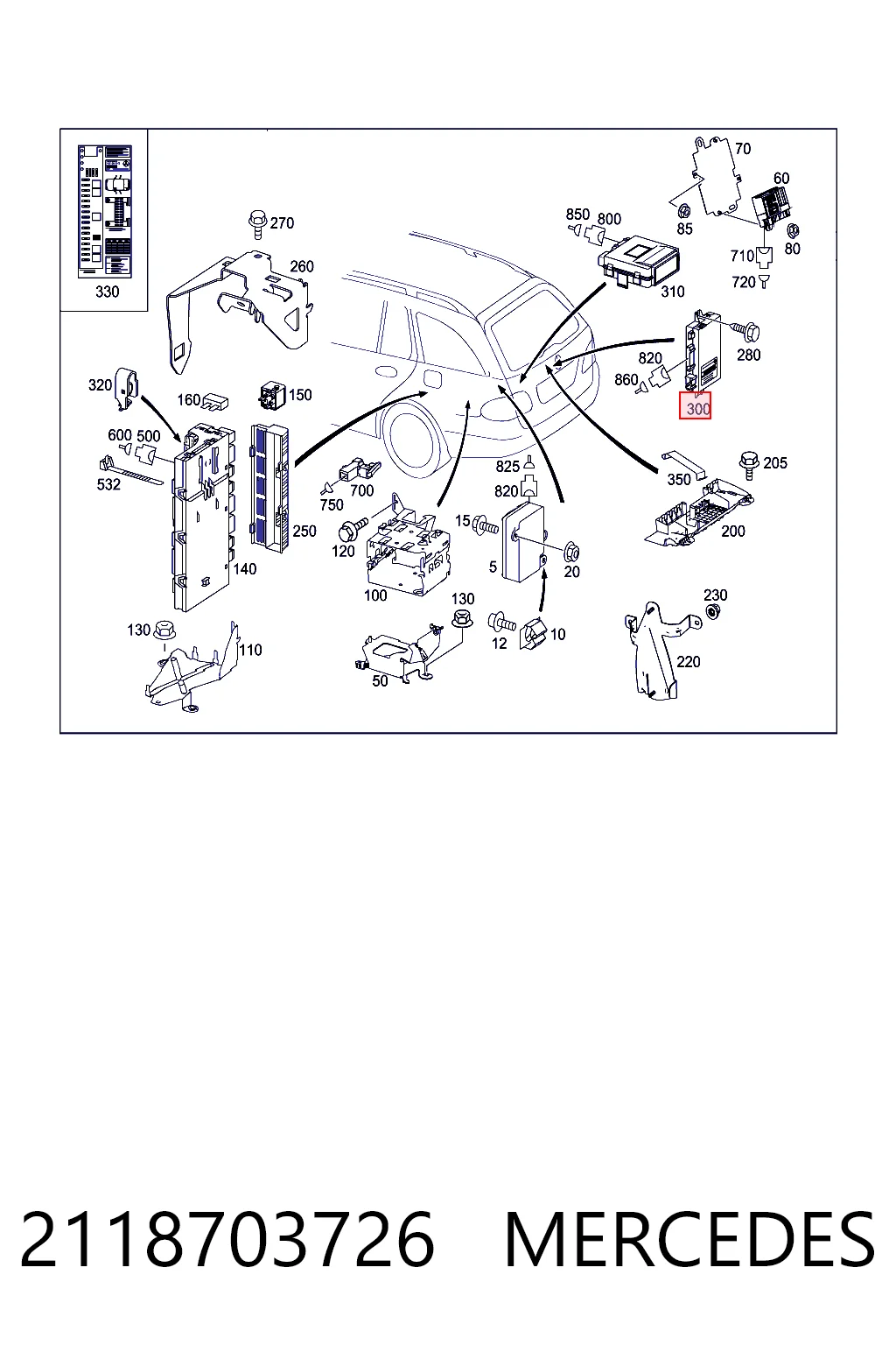 Купити A0355455432 VAG ЕБУ відкриття кришки багажника / двері 3-й (5-й)