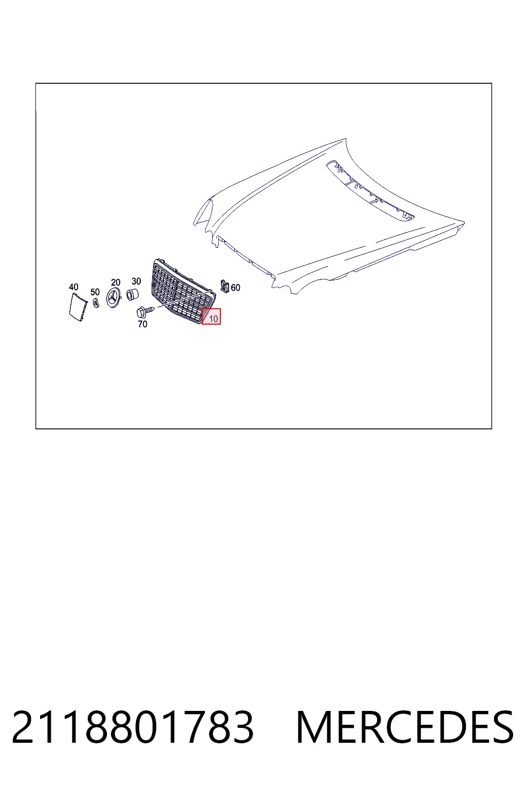 Решітка TYG BZ07058GB