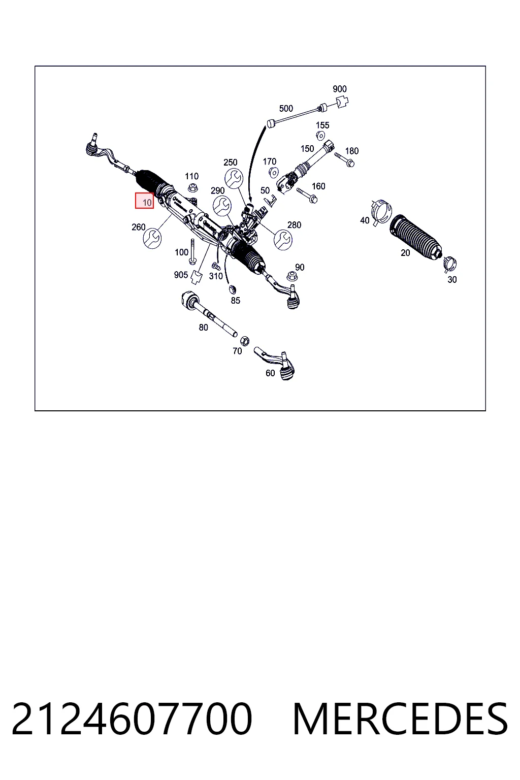 Купити KS00001953 Bosch Рульова рейка
