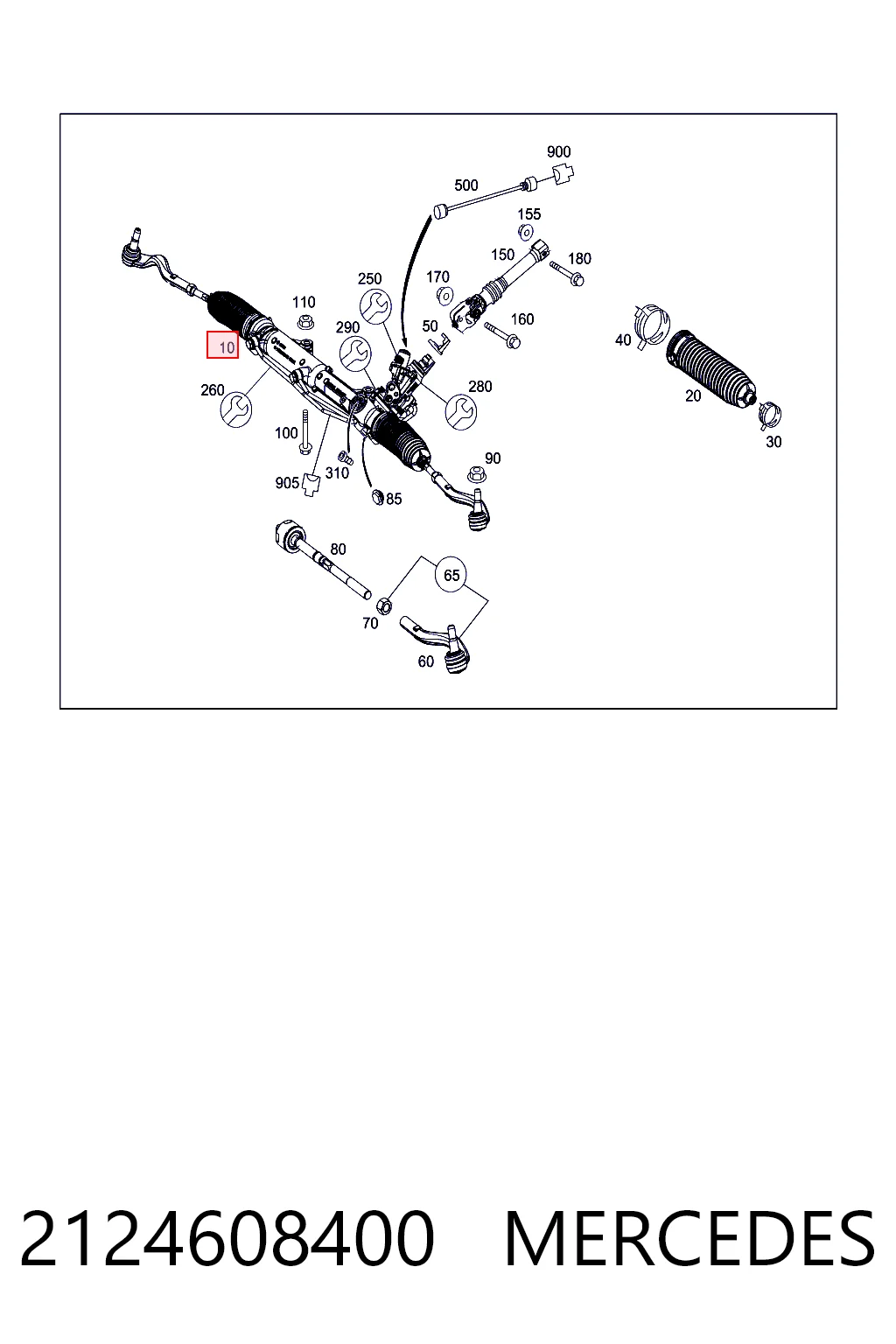 Рульова рейка KS00001953 Bosch