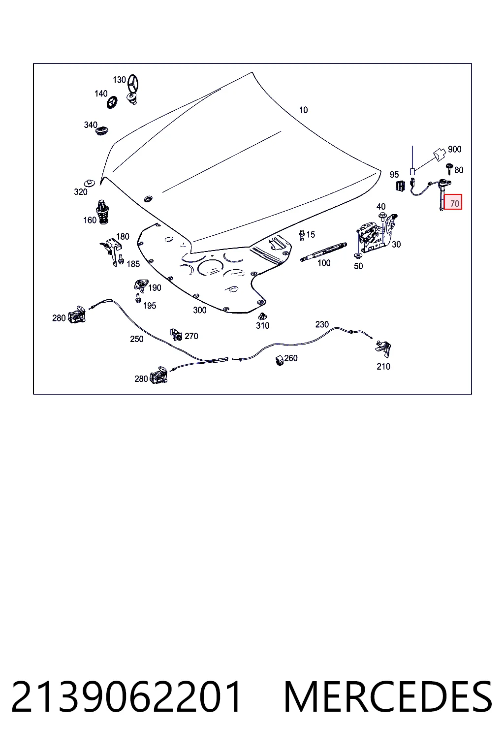 BF0140120019 Bapmic Піропатрон петлі капота