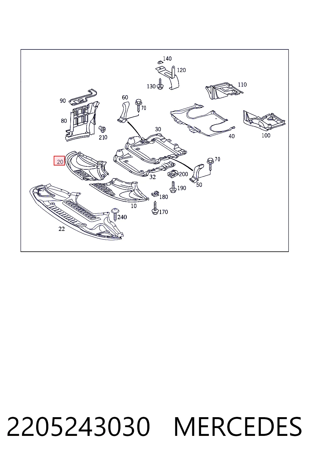 2205243030 Mercedes