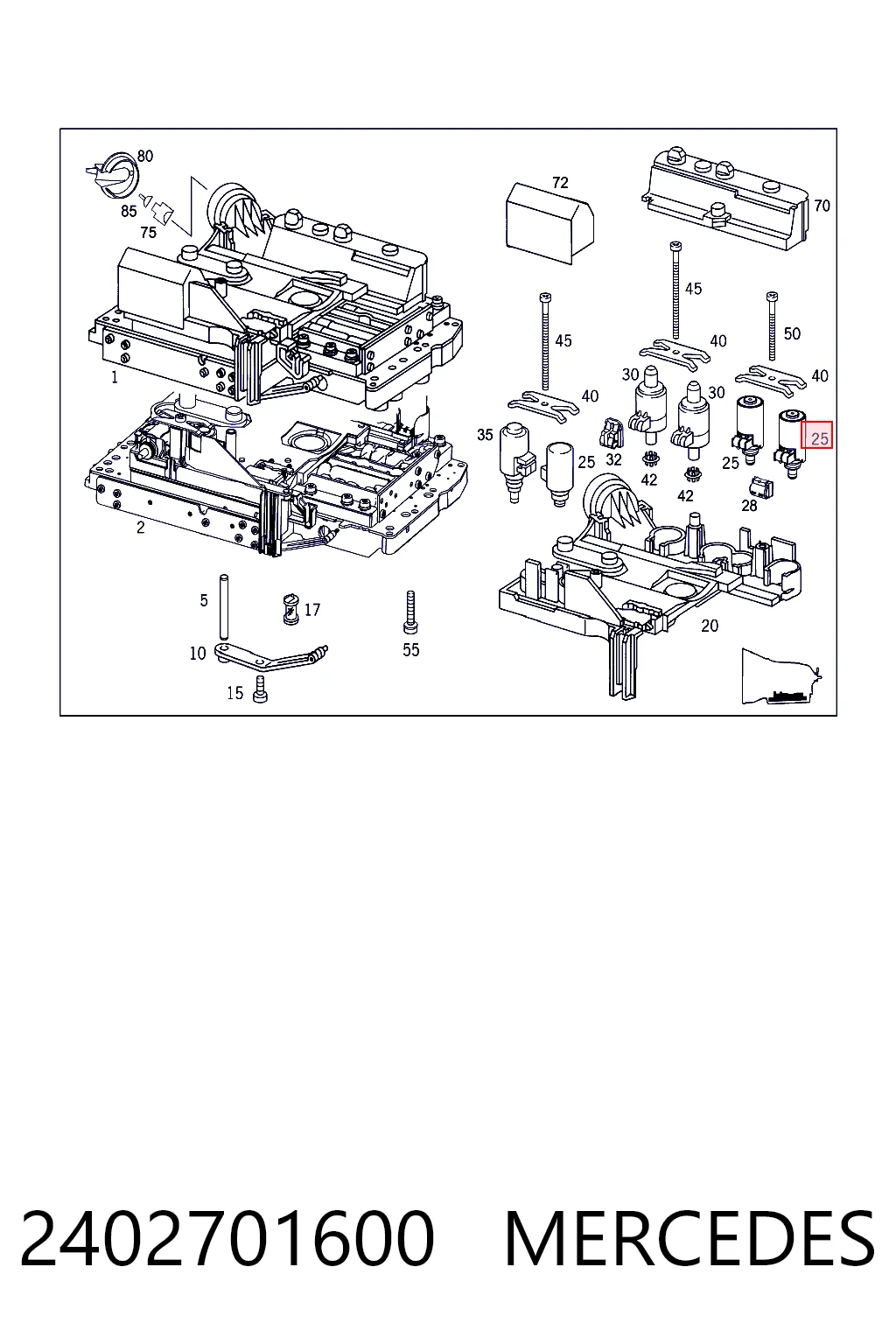 K05189057AA Fiat/Alfa/Lancia Соленоїд автоматичної коробки передач