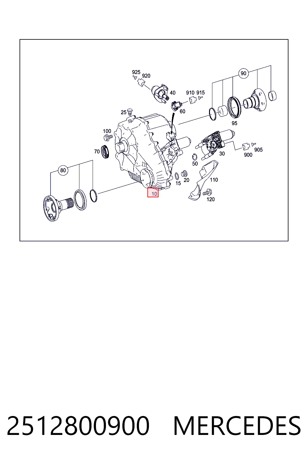 Купити Роздатка Mercedes ML/GLE  W164