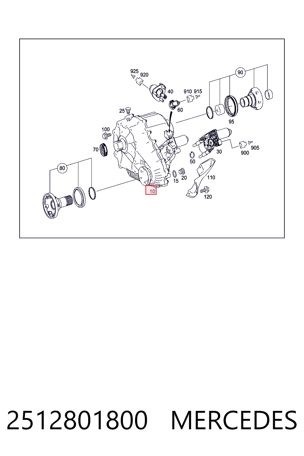 Купити Роздатка Mercedes ML/GLE  W164