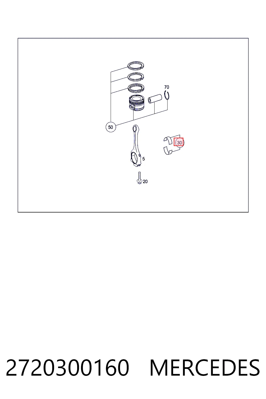 Вкладиші шатунні 001PL20890000 Mahle Original