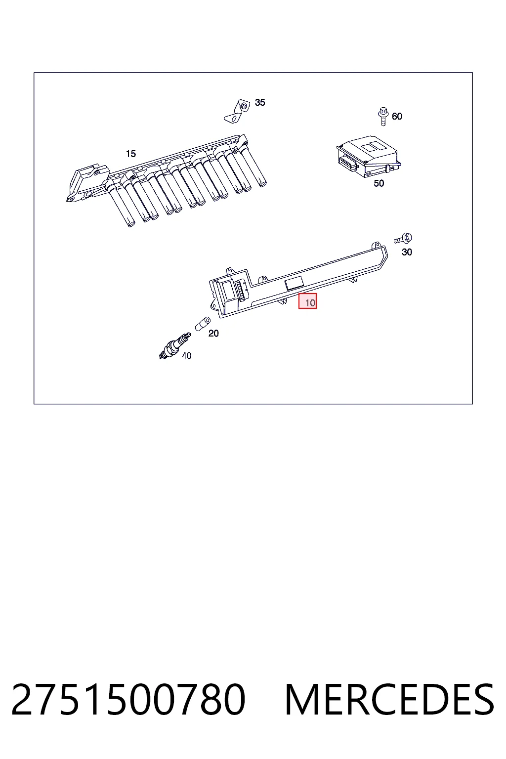 Купити Котушка запалювання Mercedes S  W221