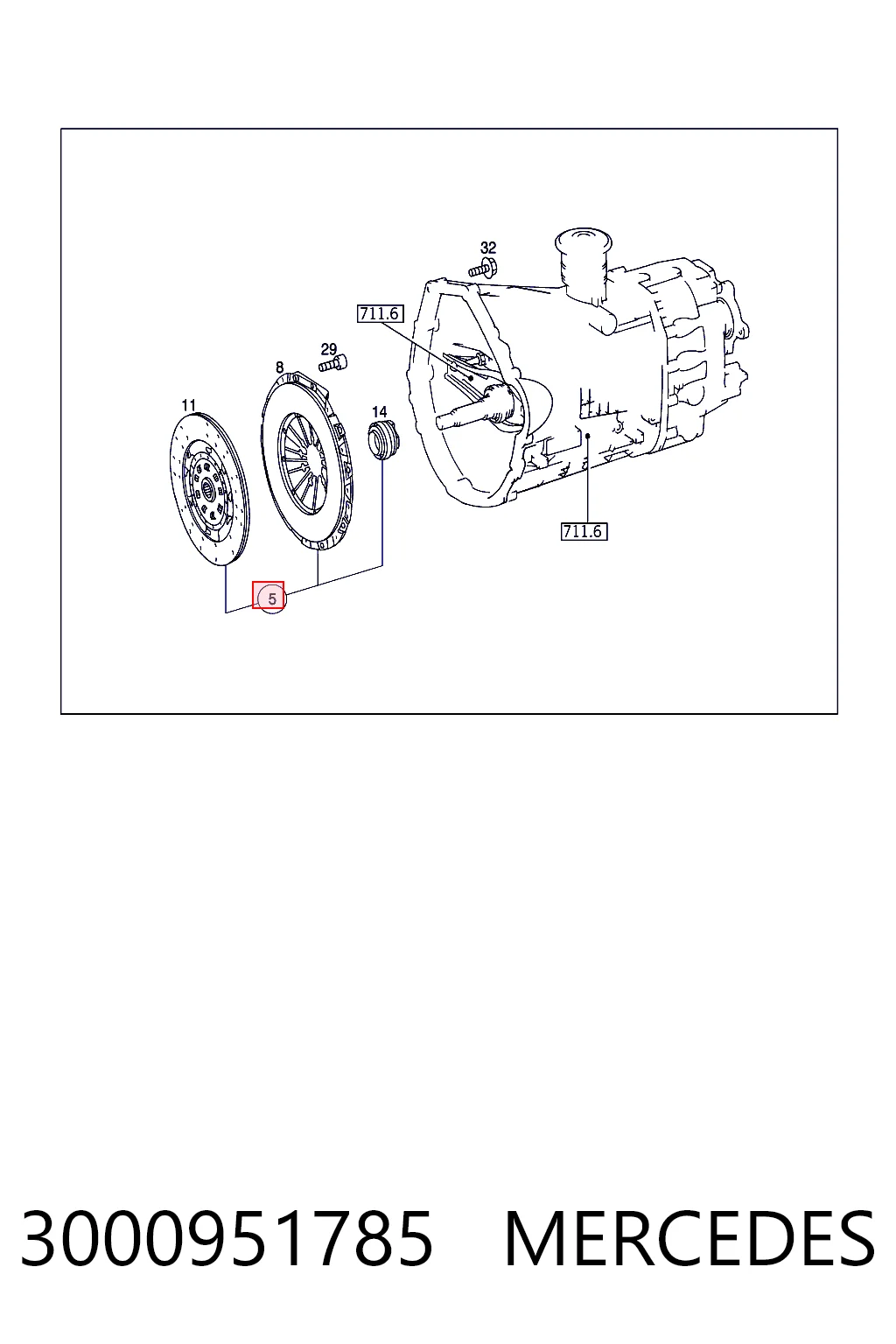  Зчеплення Mercedes Benz Truck Vario 