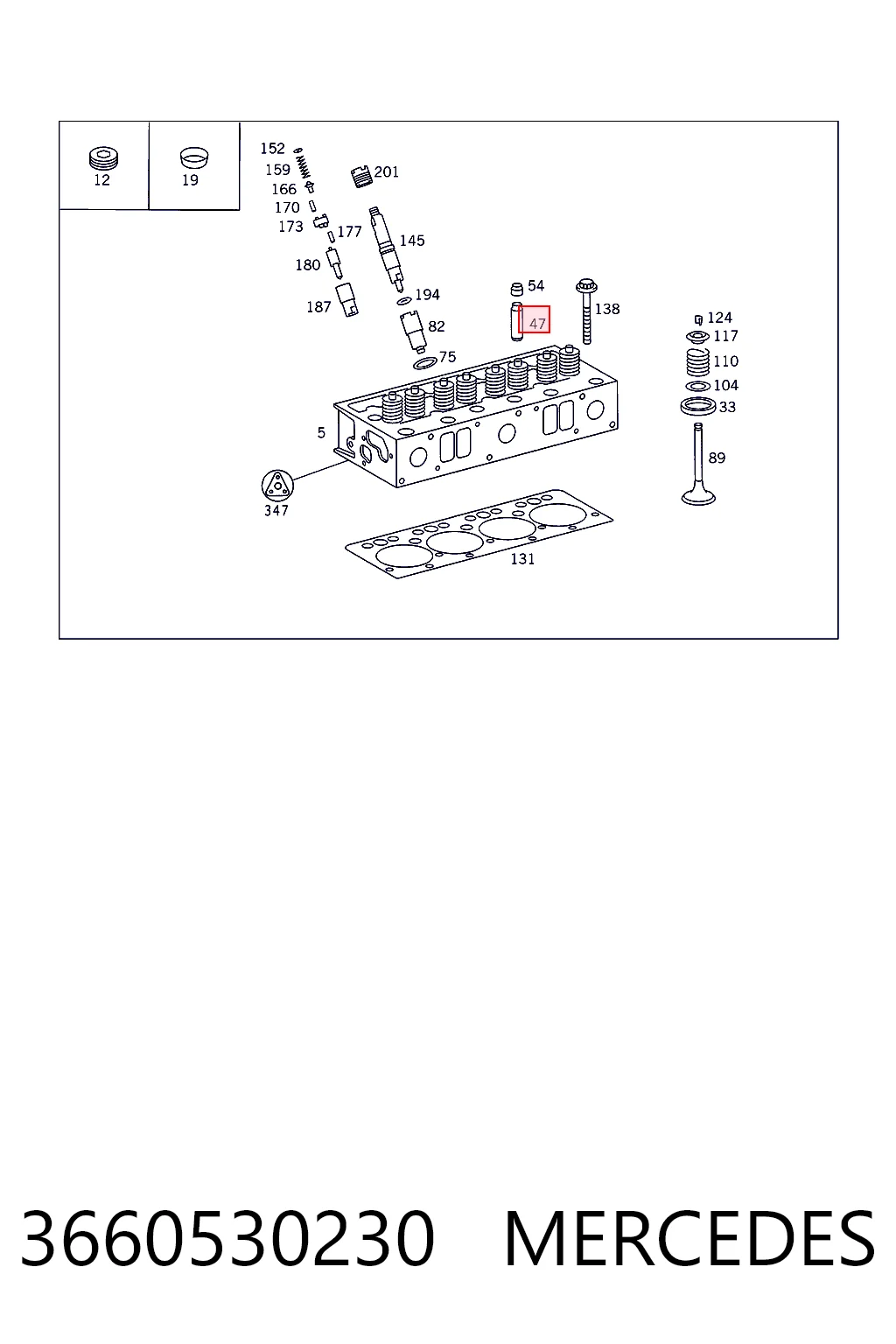 001FA31181000 Mahle Original Напрямна клапана, випускного