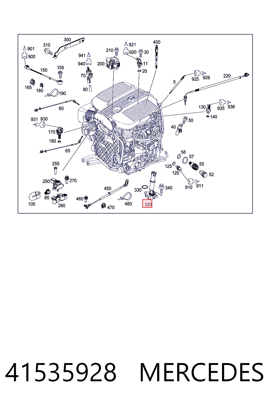 41535928 Mercedes Датчик рівня мастила