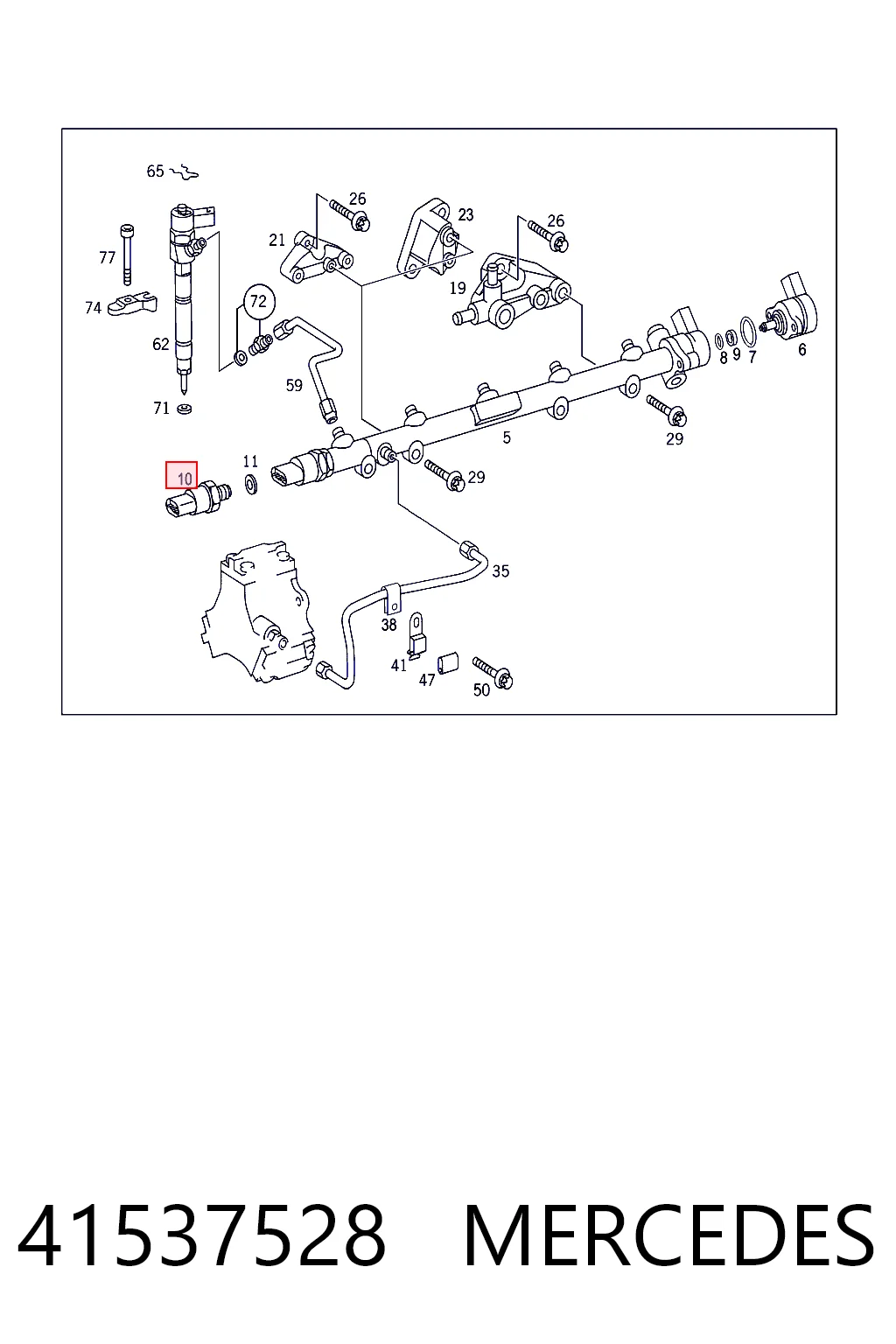 41537528 Mercedes Манометри