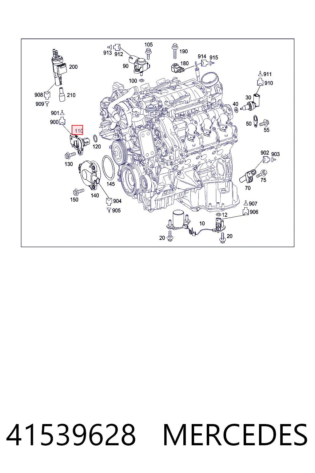 41539628 Mercedes Датчик розподільного вала