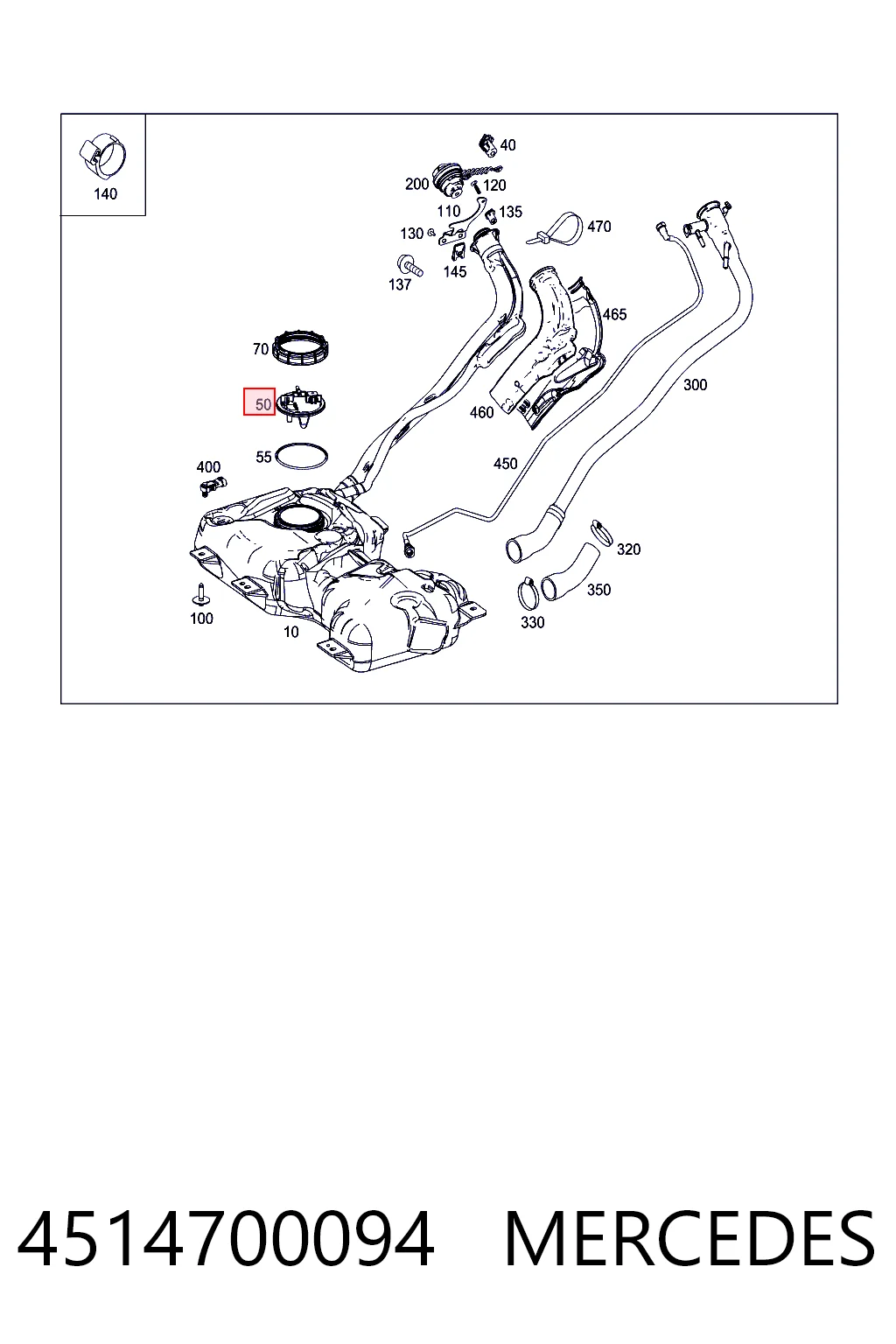 Електробензонасос на Smart FORTWO  451