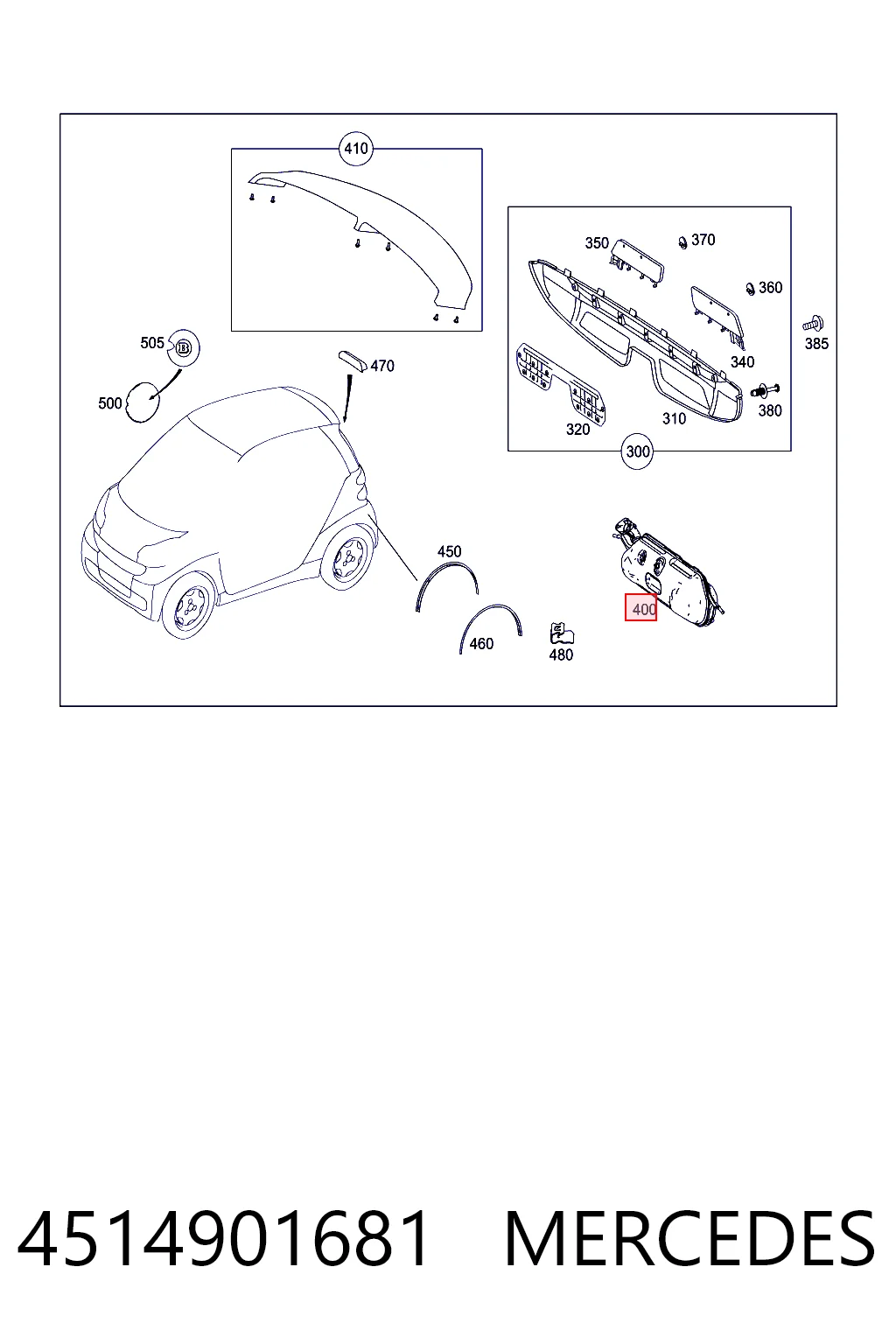Купити Каталізатор Smart FORTWO  451