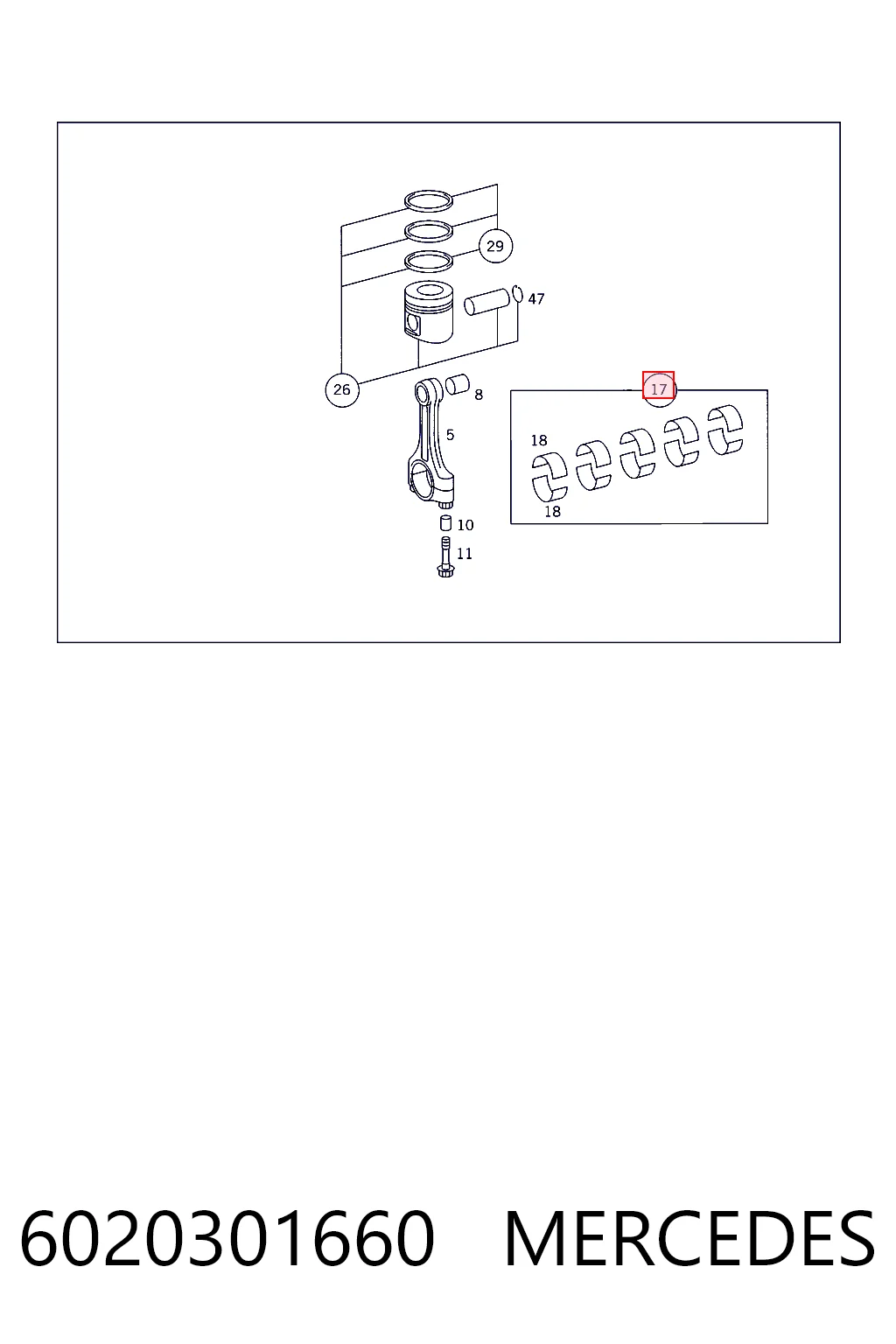7136455025 Glyco Вкладиші коленвала, шатунні, комплект, 1-й ремонт (+0,25)