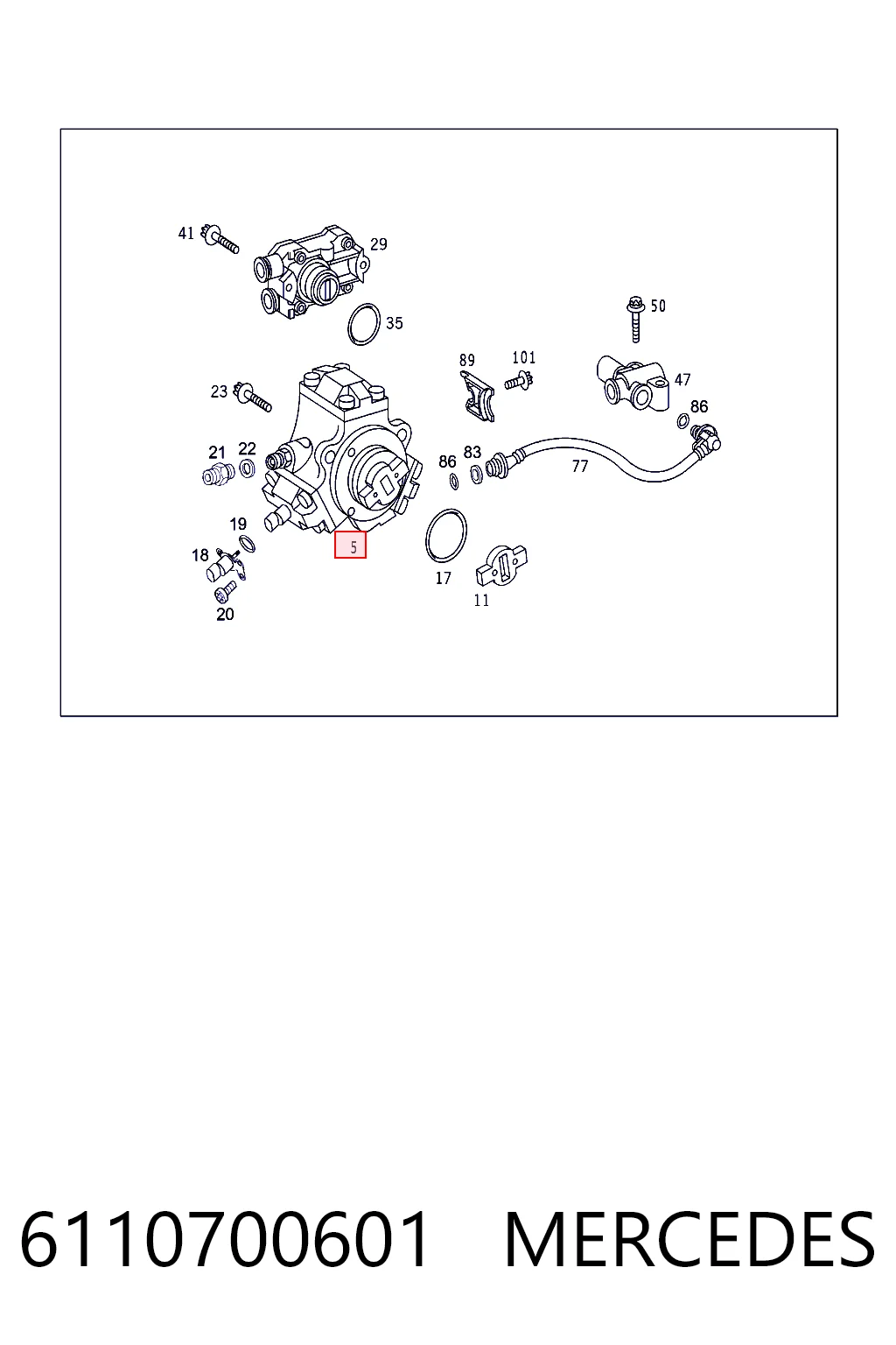 986437101 Bosch Насос паливний високого тиску (ПНВТ)