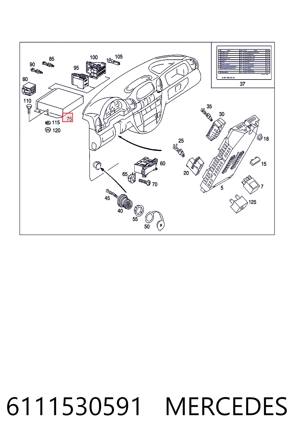 ЕБУ Bosch A6111531091 ціна, від 63.91 USD