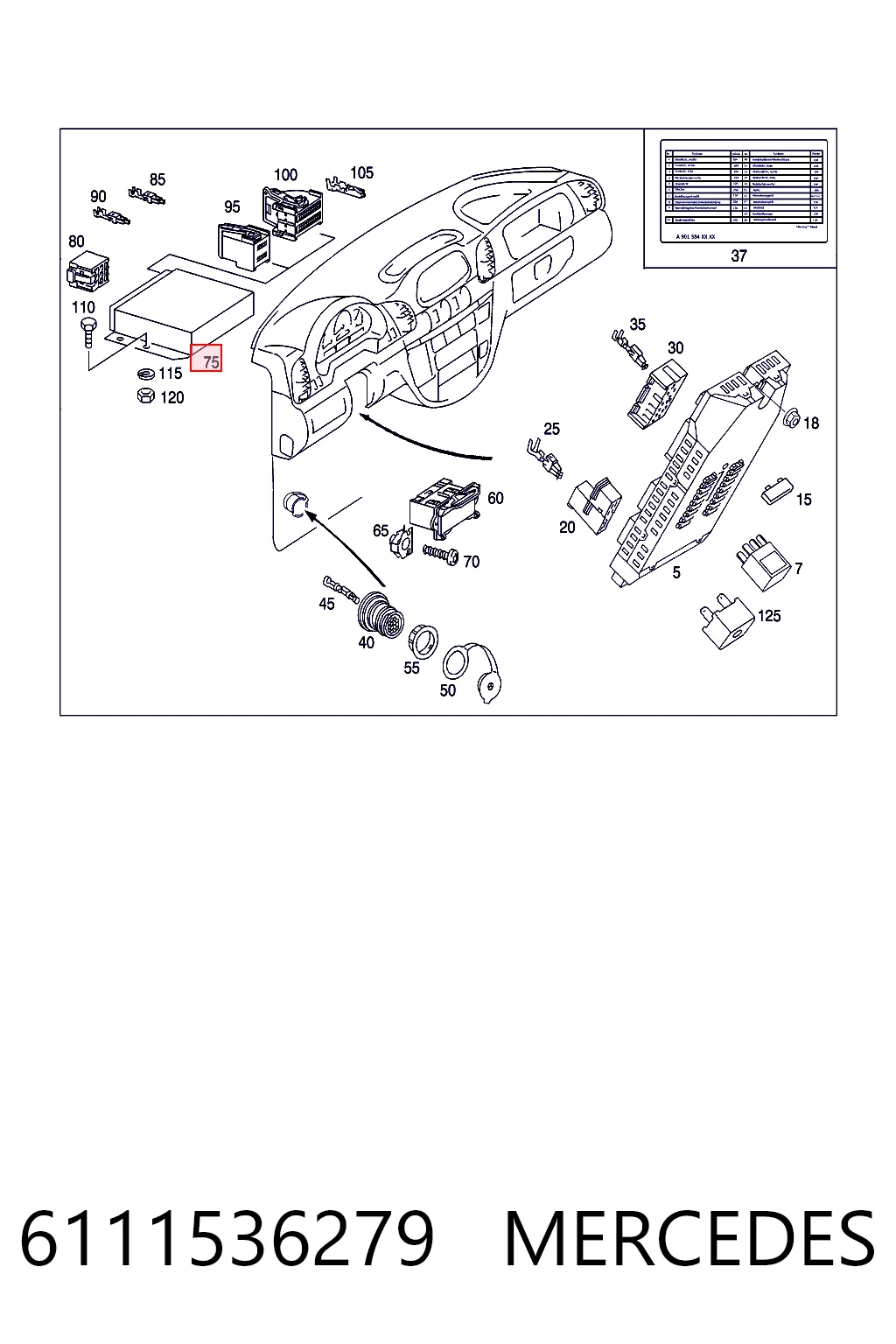Електронний блок керування двигуном A6111531091 Bosch