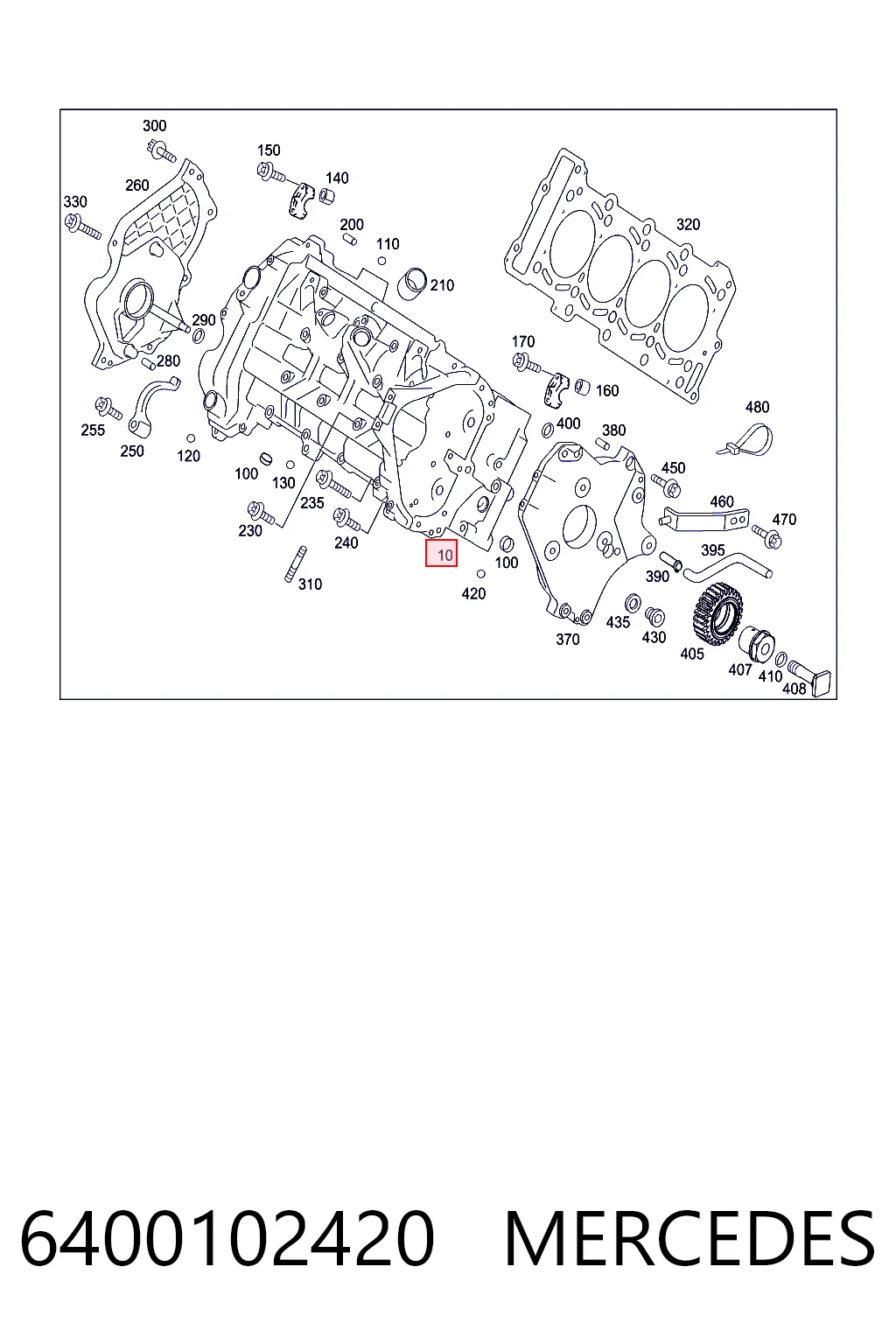 Головка циліндрів на Mercedes A  W169