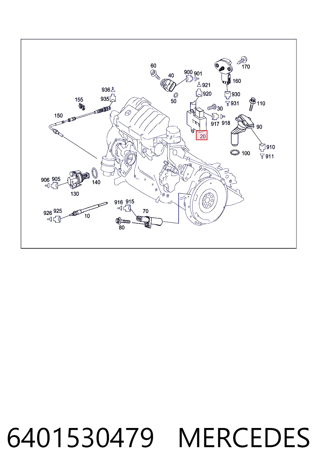 Реле управління Mercedes A хетчбек (W169) (2004 - 2012) ціна, від 28.34 USD
