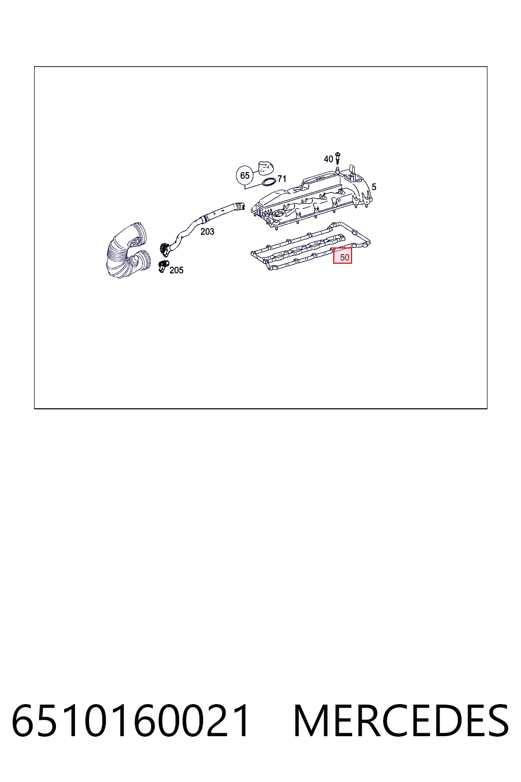 Купити K68089272AA Fiat/Alfa/Lancia Прокладка клапанної кришки
