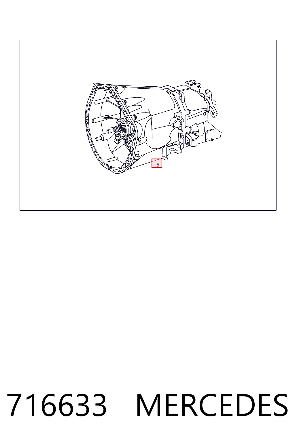 716633 Mercedes МКПП