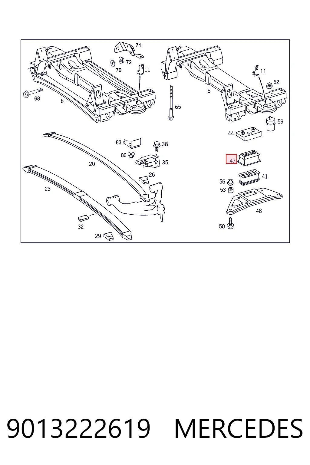 Відбійник передньої ресори Wender M9013222619 ціна, від 5.32 USD